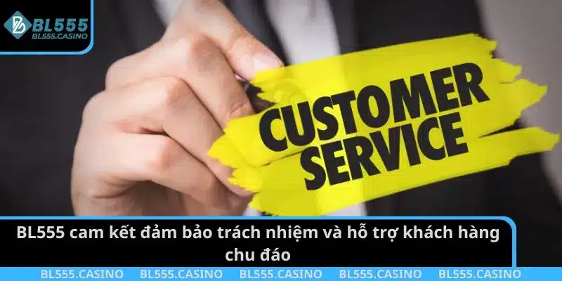BL555 cam kết đảm bảo trách nhiệm và hỗ trợ khách hàng chu đáo