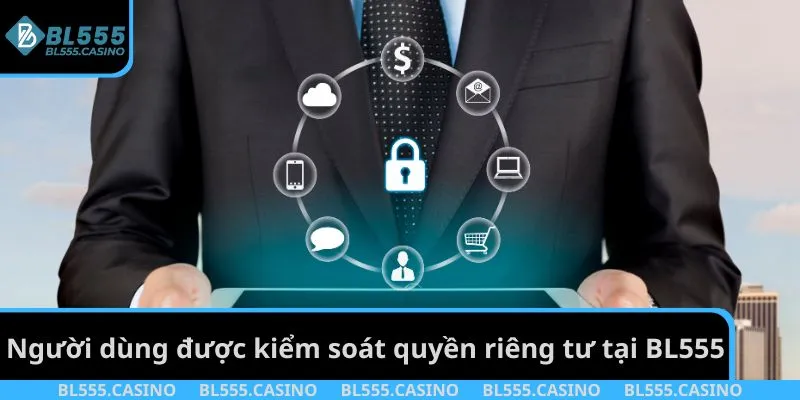 Người dùng được kiểm soát quyền riêng tư tại BL555